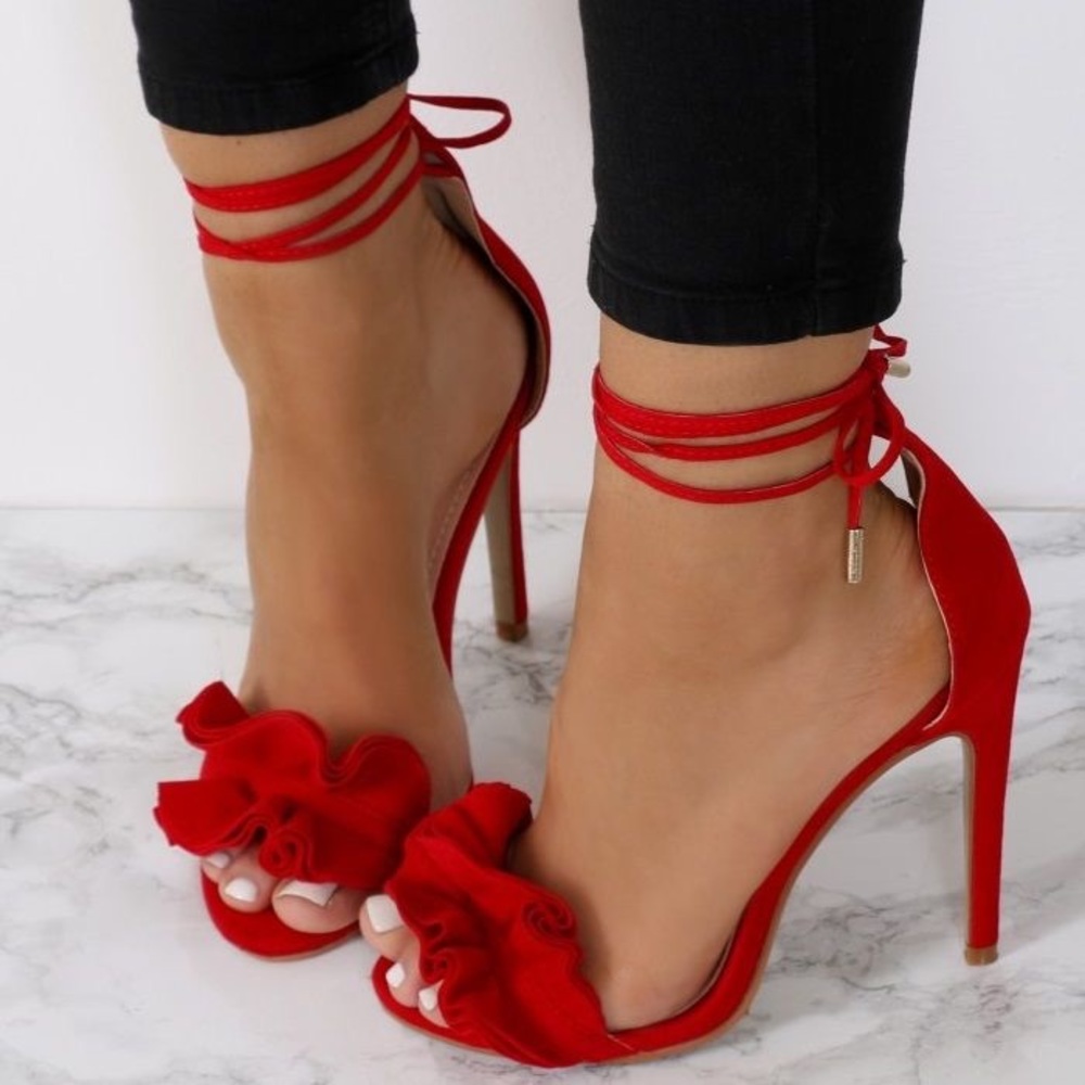 Lace up heels